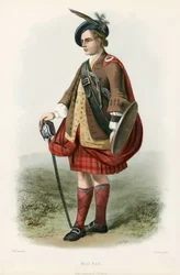 Mac Nab, aus Die Clans der schottischen Highlands, veröffentlicht 1845